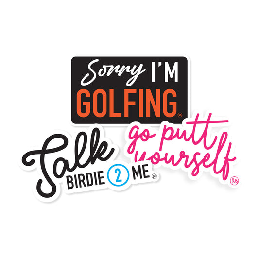 3 Pack | Sorry Golfing